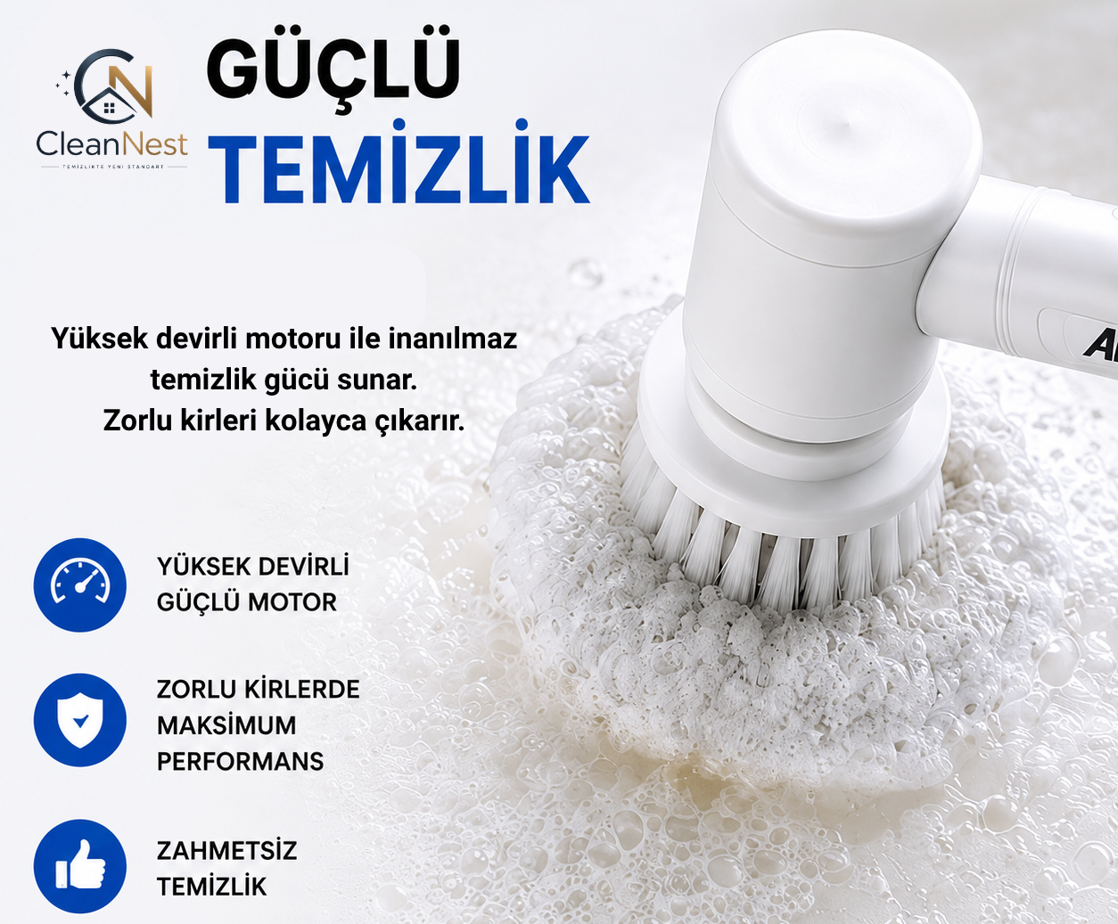 Clean Nest Şarjlı Temizlik Robotu